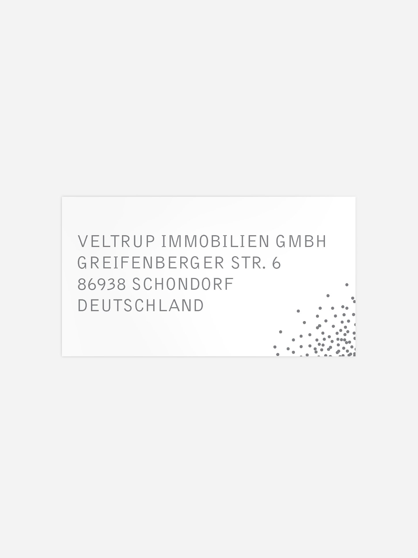 Empfängeraufkleber geschäftl. Weihnachten Glanzvoll Premium