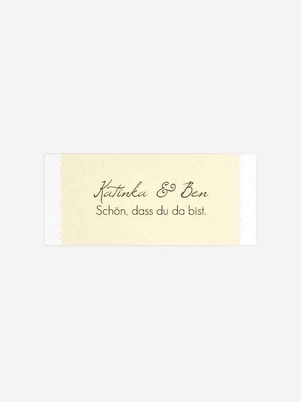 Geschenkaufkleber Hochzeit Blickfang