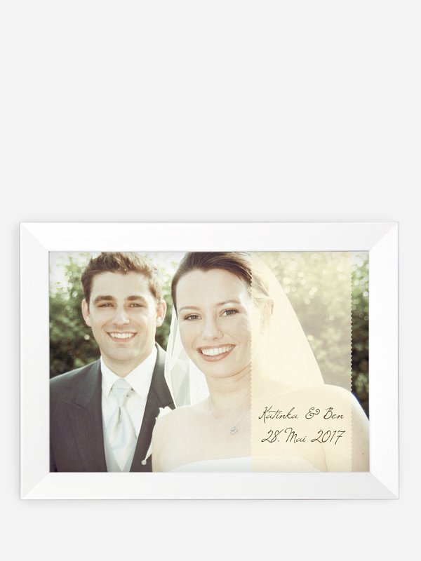 Wandbild Hochzeit Blickfang
