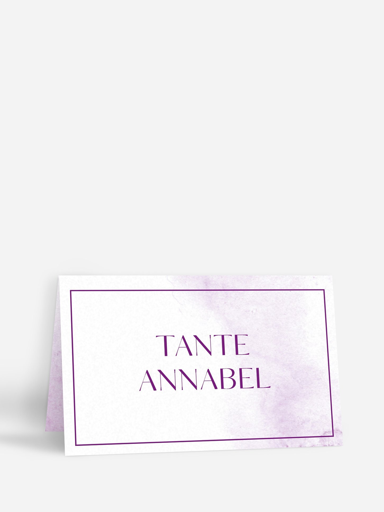 Tischkarte Konfirmation Klassik Aquarell