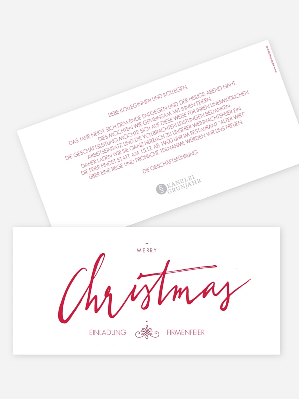 Christmas Calligraphy