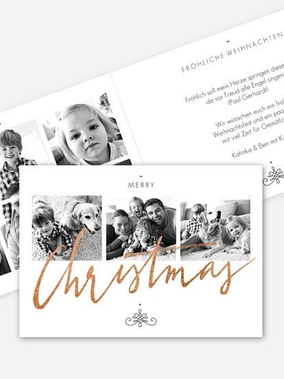 Traditionelle Weihnachtskarte 'Thinking Of You' Von Regal Publishing – 120 X 165 Mm, Made In UK