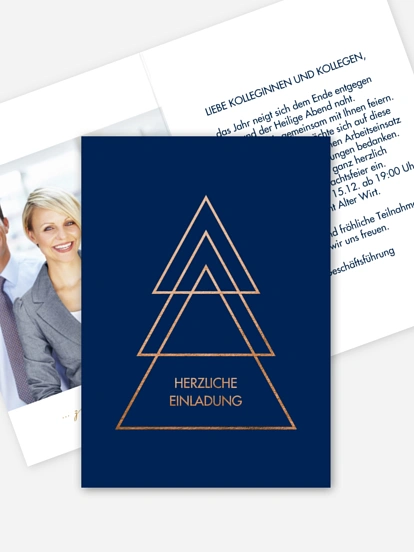 Weihnachtsfeier Geometric Tree