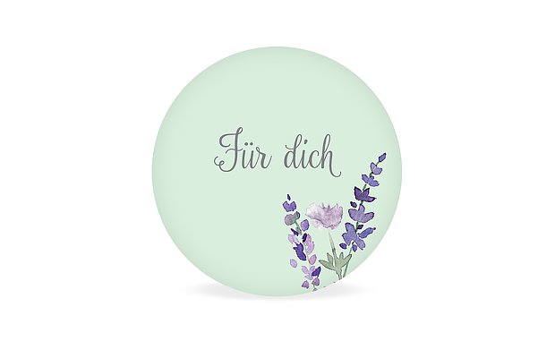 Geschenkaufkleber Hochzeit Herbal Bouquet