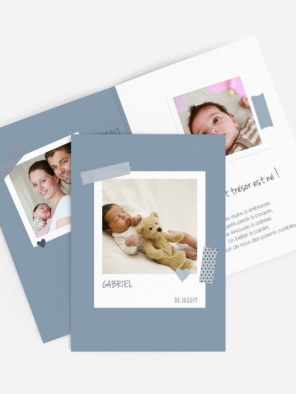 Faire-part naissance Doux moments