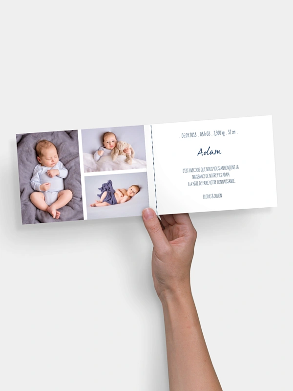 Faire-part naissance Nouvelle histoire