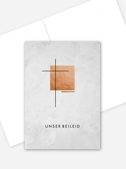 Grußkarte Modern Cross
