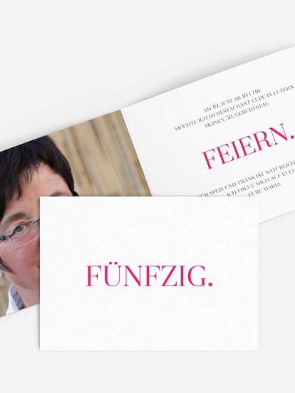 Einladung 50. Geburtstag Noch Fragen