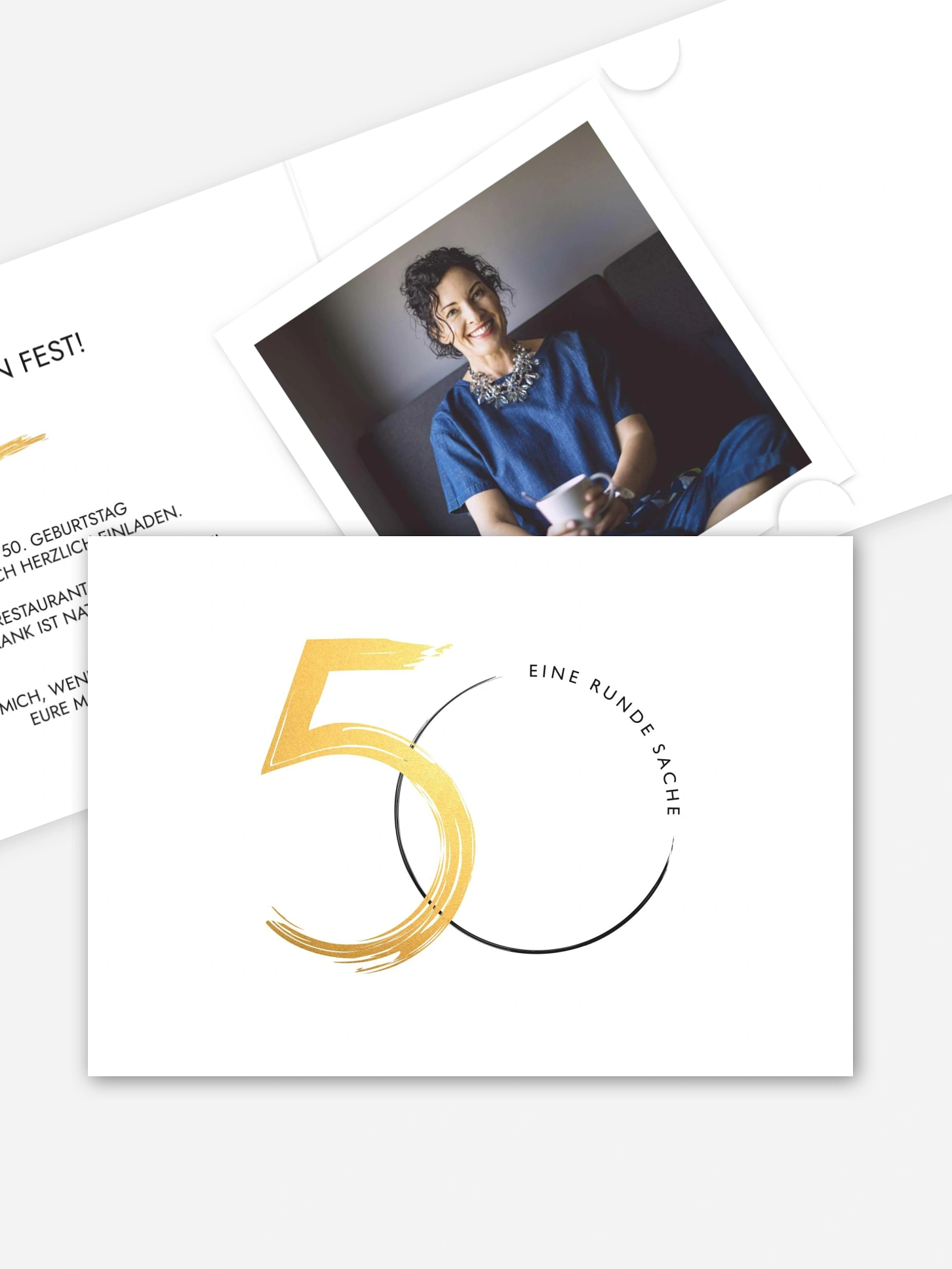 Einladung 50. Geburtstag Jetzt geht's rund