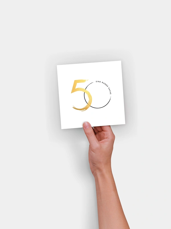 Einladung 50. Geburtstag Jetzt geht's rund