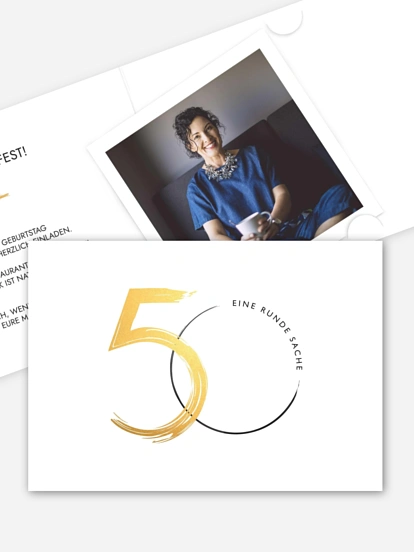 Einladung 50. Geburtstag Jetzt geht's rund