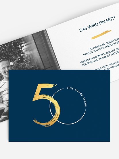 Einladung Zum 50 Geburtstag Einladungskarten Gestalten