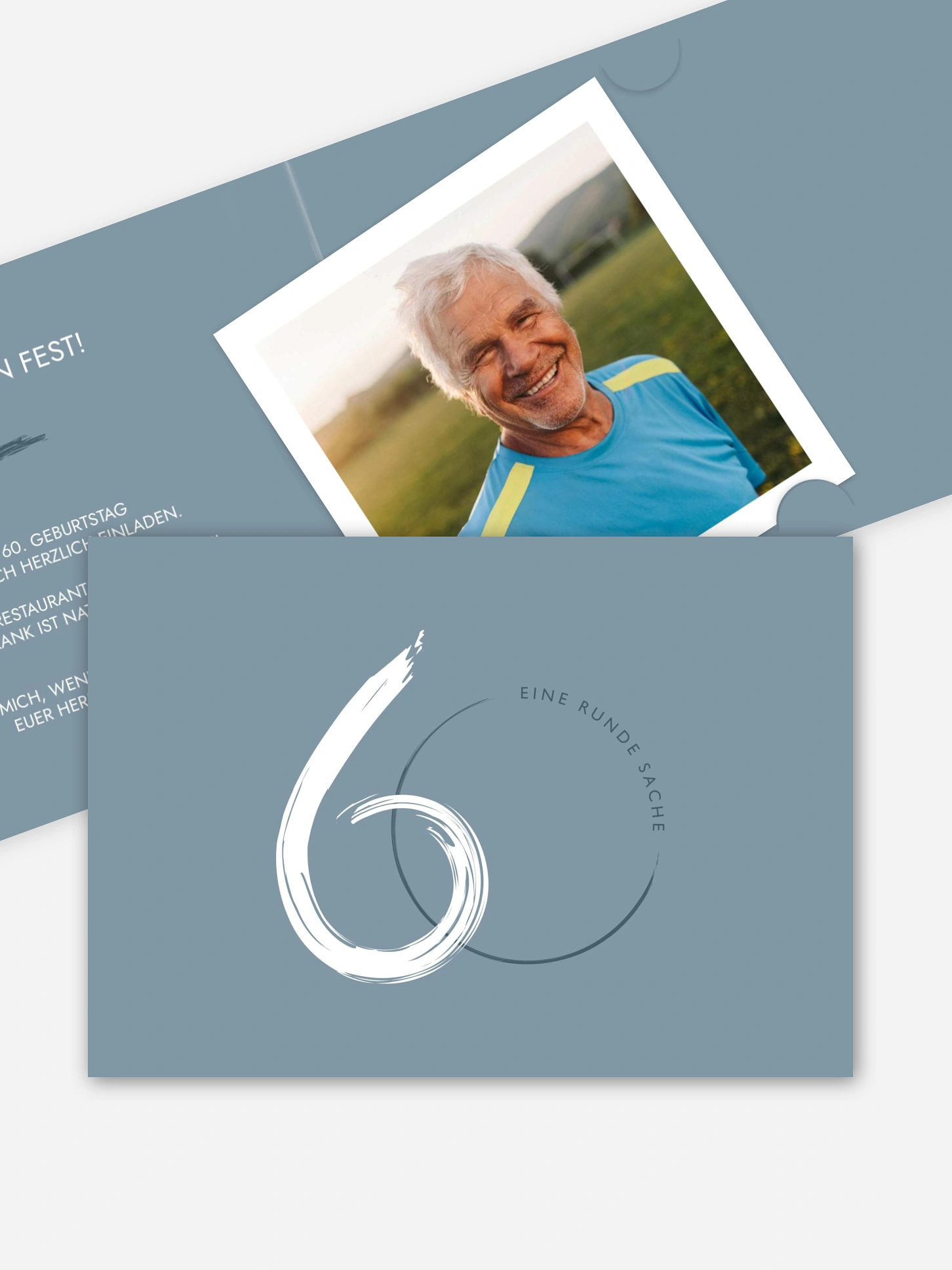 Einladung 60. Geburtstag Jetzt geht's rund