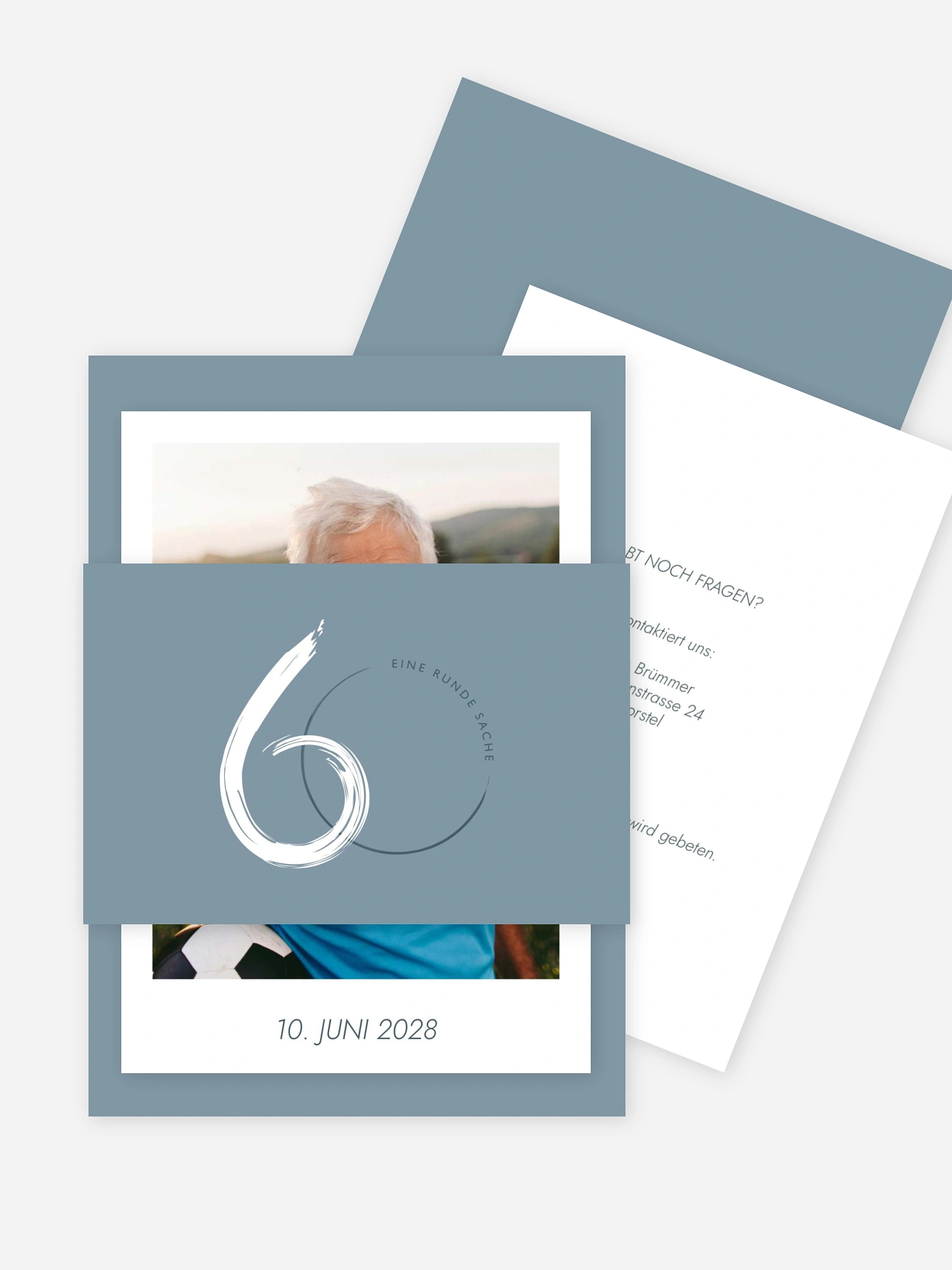Einladung 60. Geburtstag Jetzt geht's rund