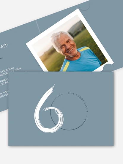 Einladung 60. Geburtstag Jetzt geht's rund