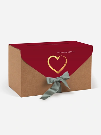 Kartenbox Geburtstag Jetzt geht's rund