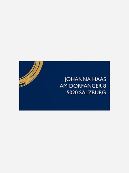 Empfängeraufkleber Geburtstag Jetzt geht's rund