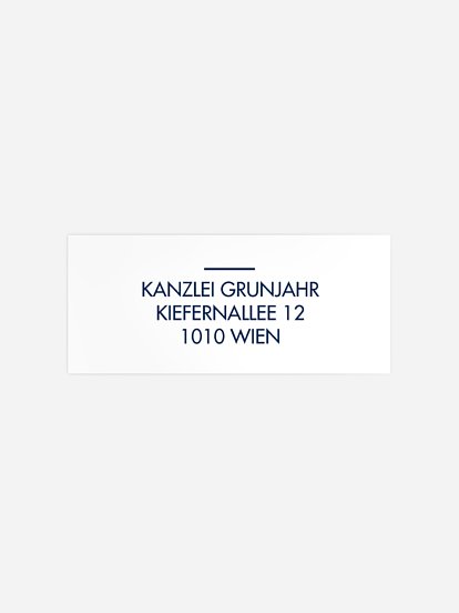 Absenderaufkleber geschäftl. Weihnachten Weihnachtseleganz