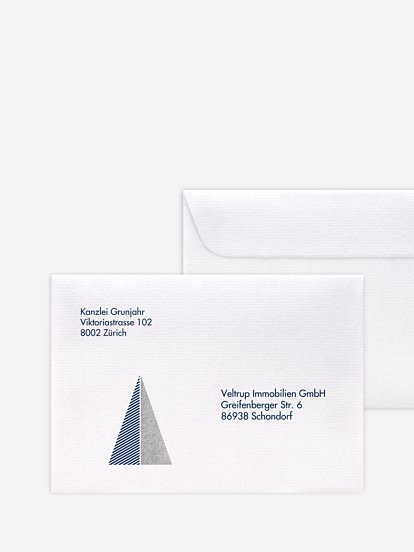 Bedruckte Umschläge geschäftl. Weihnachten Weihnachtseleganz