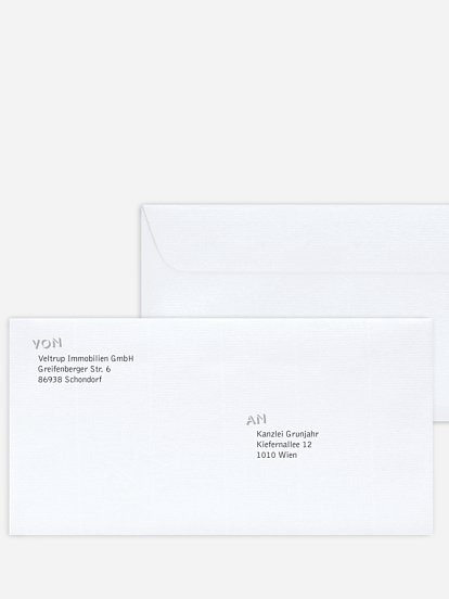 Bedruckte Umschläge geschäftl. Weihnachten Hipster Deer