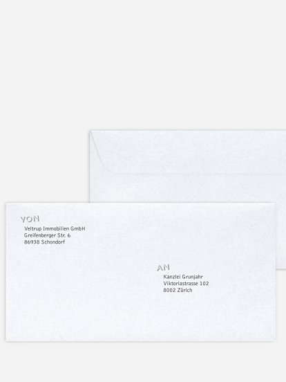 Bedruckte Umschläge geschäftl. Weihnachten Hipster Deer