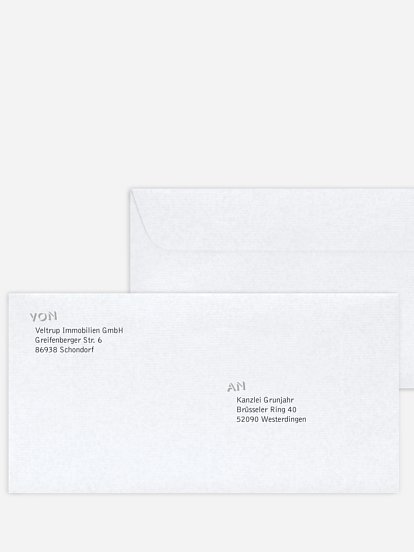 Bedruckte Umschläge geschäftl. Weihnachten Hipster Deer