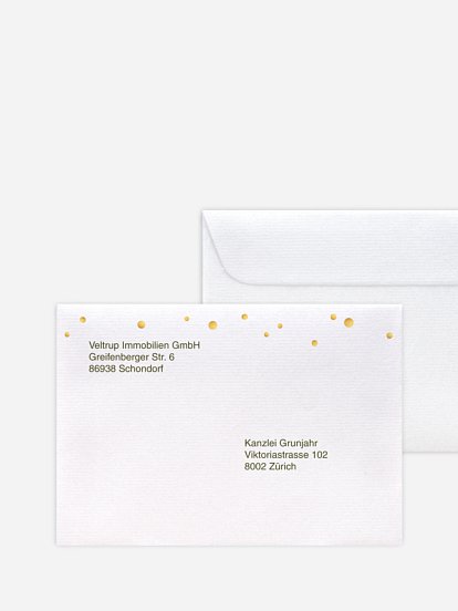 Bedruckte Umschläge geschäftl. Weihnachten X-Mas Deer