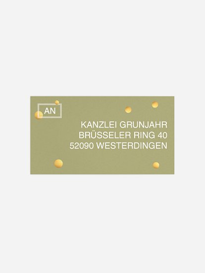 Empfängeraufkleber geschäftl. Weihnachten X-Mas Deer