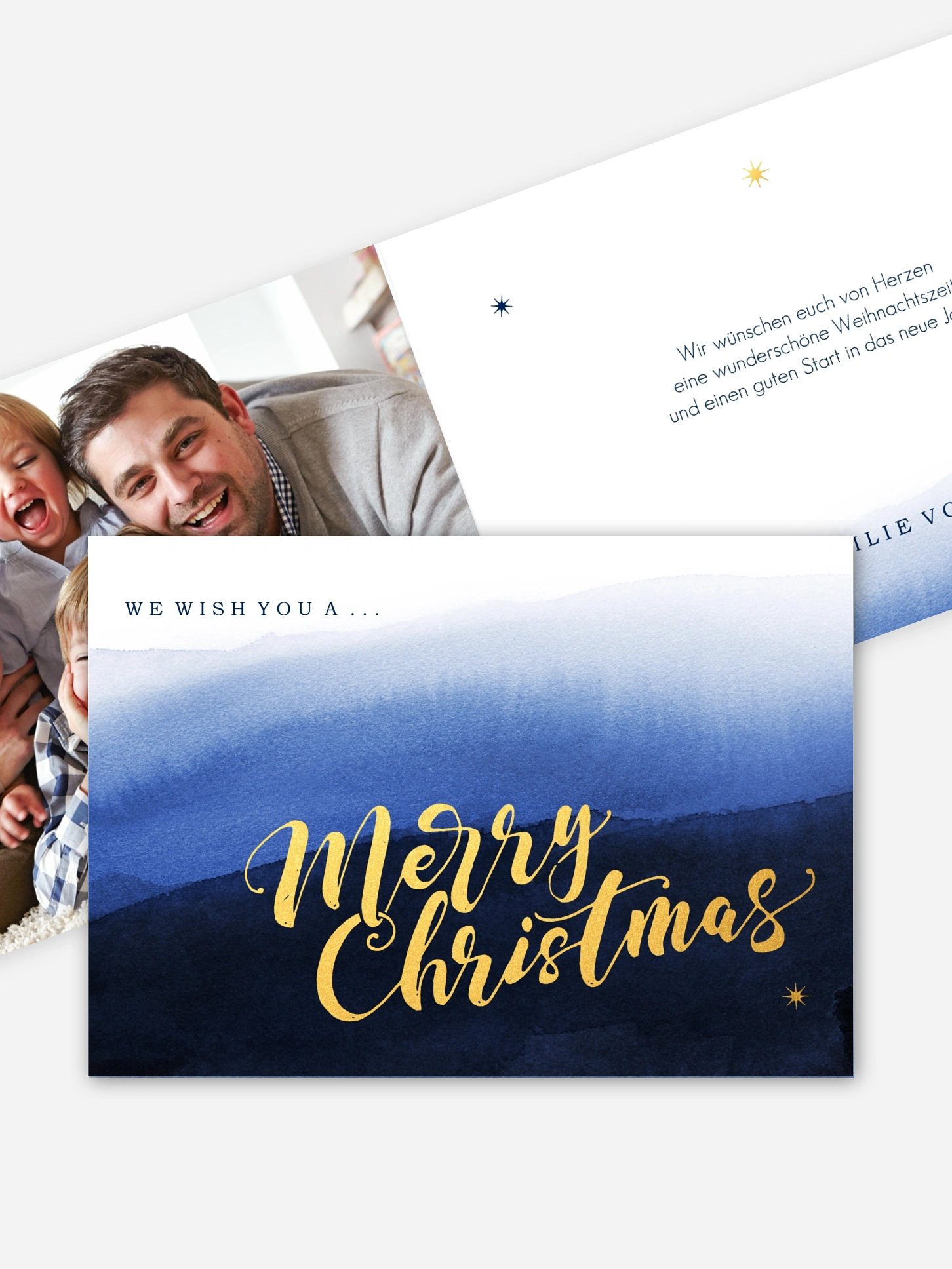Weihnachtskarte Seelige Ruh
