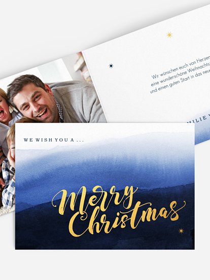 Weihnachtskarte Seelige Ruh