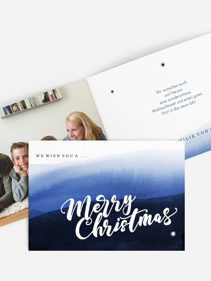 Weihnachtskarte Seelige Ruh Premium