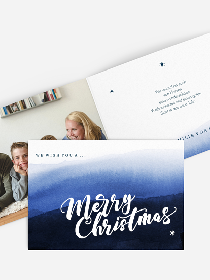 Weihnachtskarte Seelige Ruh Premium