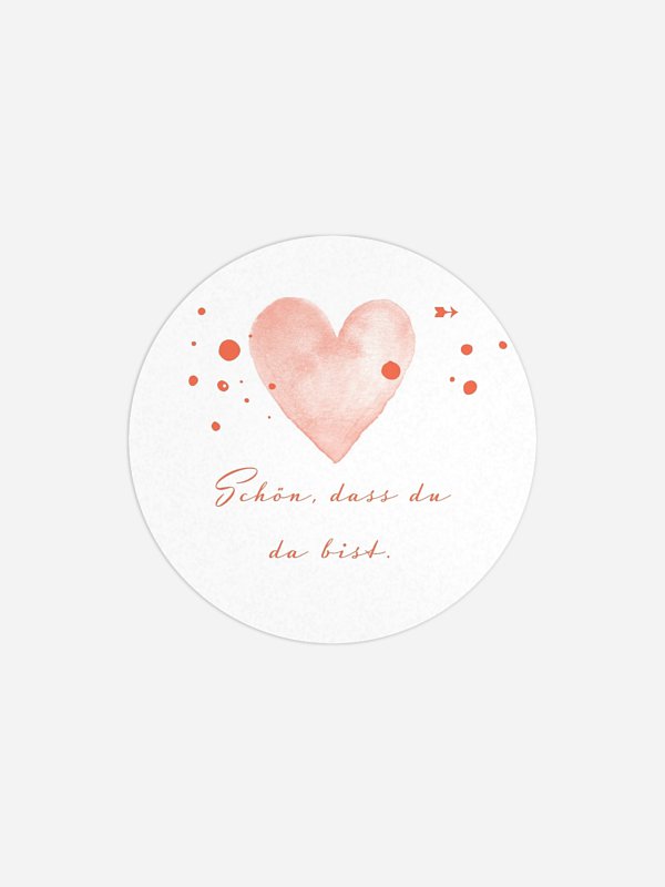 Geschenkaufkleber Hochzeit Herzensmoment Premium