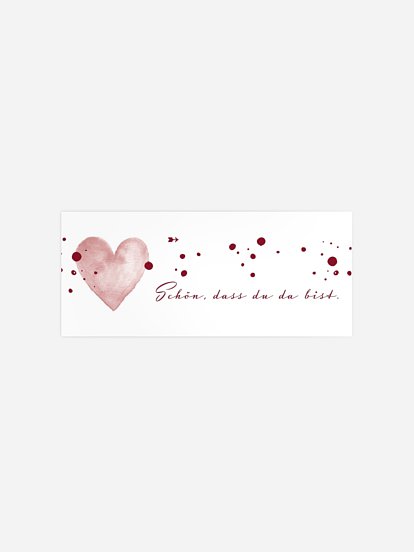 Geschenkaufkleber Hochzeit Herzensmoment Premium