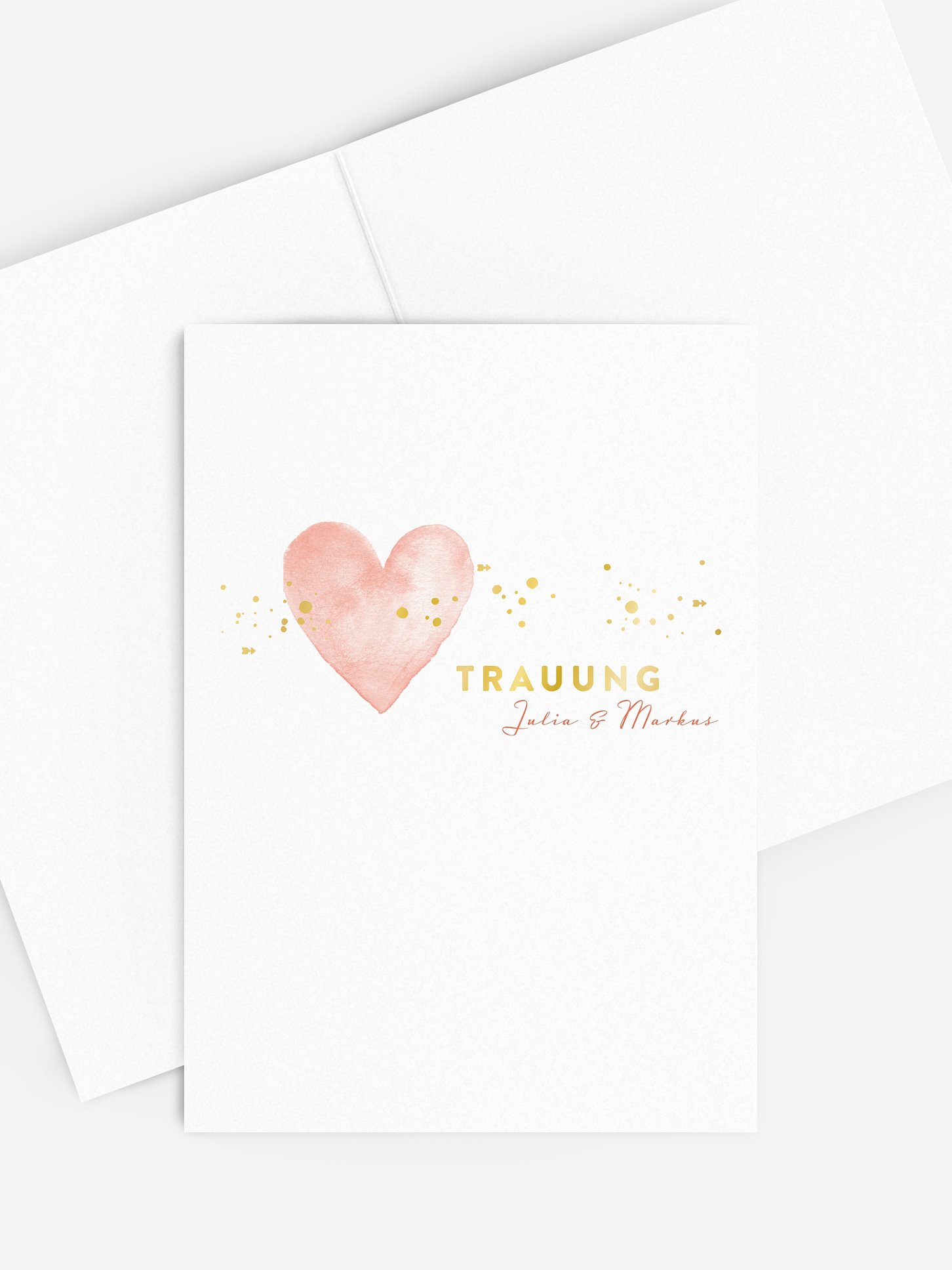 Kirchenheft Hochzeit Herzensmoment Premium