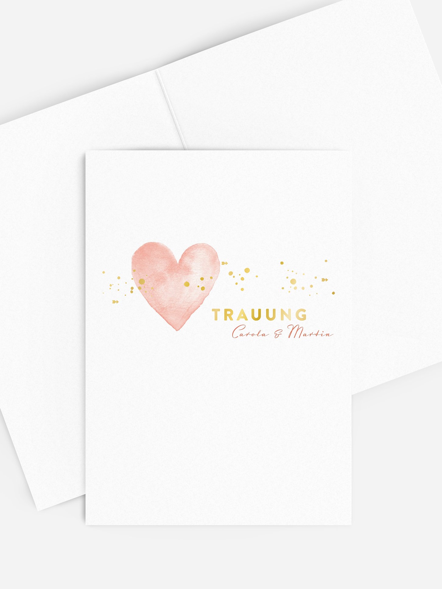 Kirchenheft Hochzeit Herzensmoment Premium