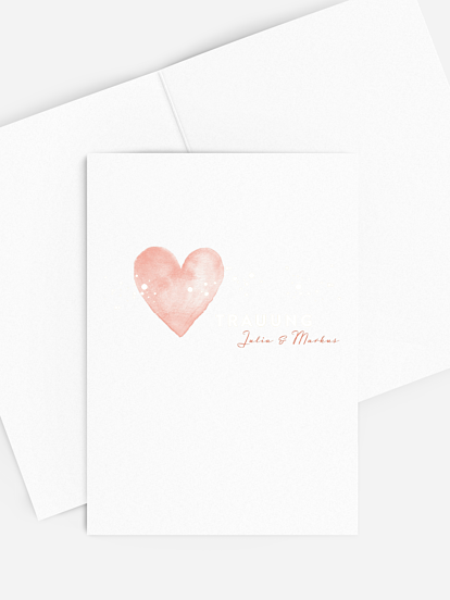 Kirchenheft Hochzeit Herzensmoment Premium