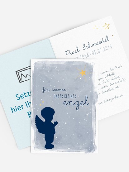 Sterbebild Sternenkind