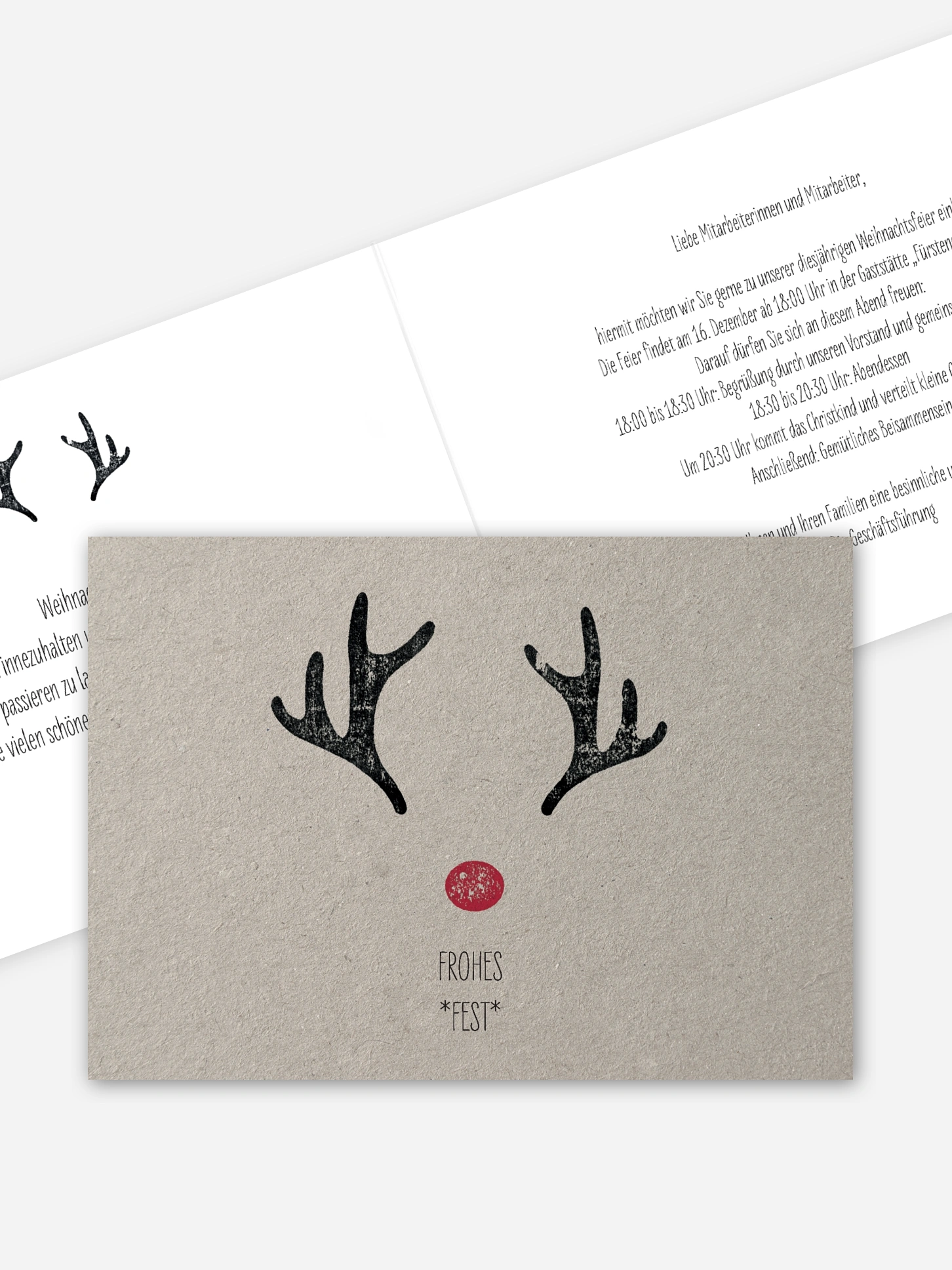 Weihnachtsfeier Rudolph