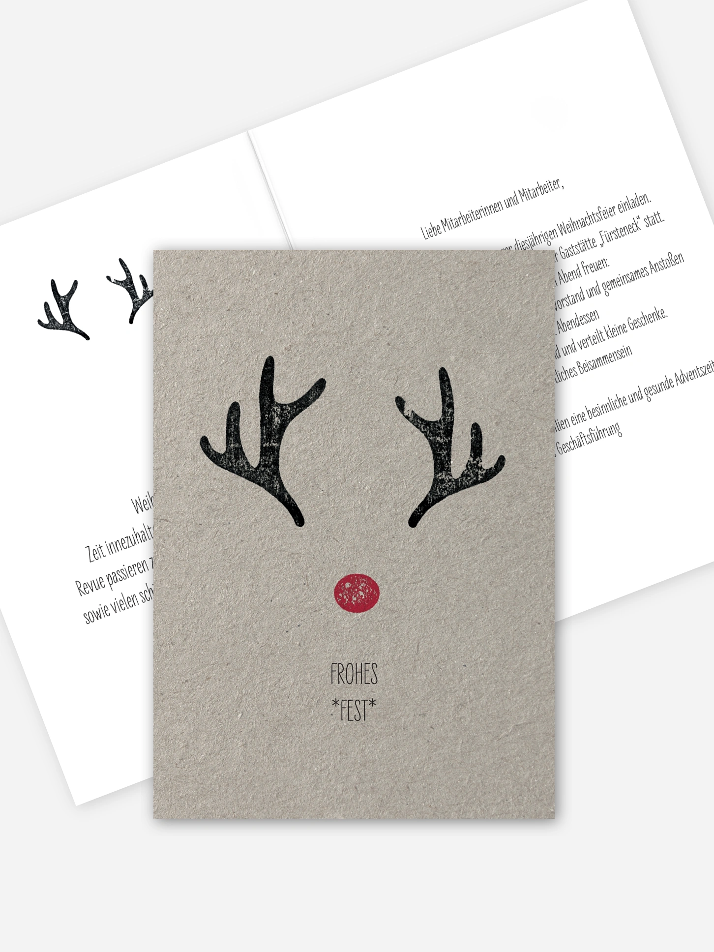 Weihnachtsfeier Rudolph