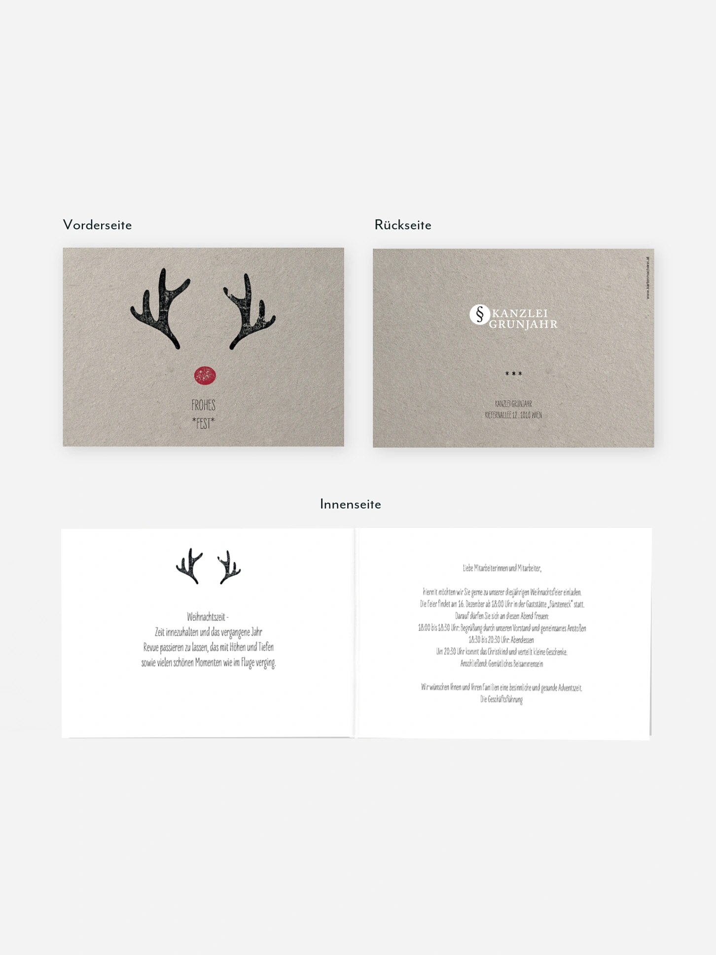 Weihnachtsfeier Rudolph