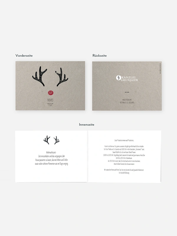 Weihnachtsfeier Rudolph