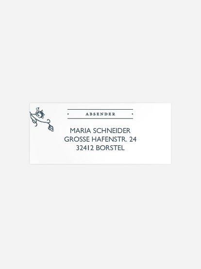 Absenderaufkleber Geburtstag Magische Momente