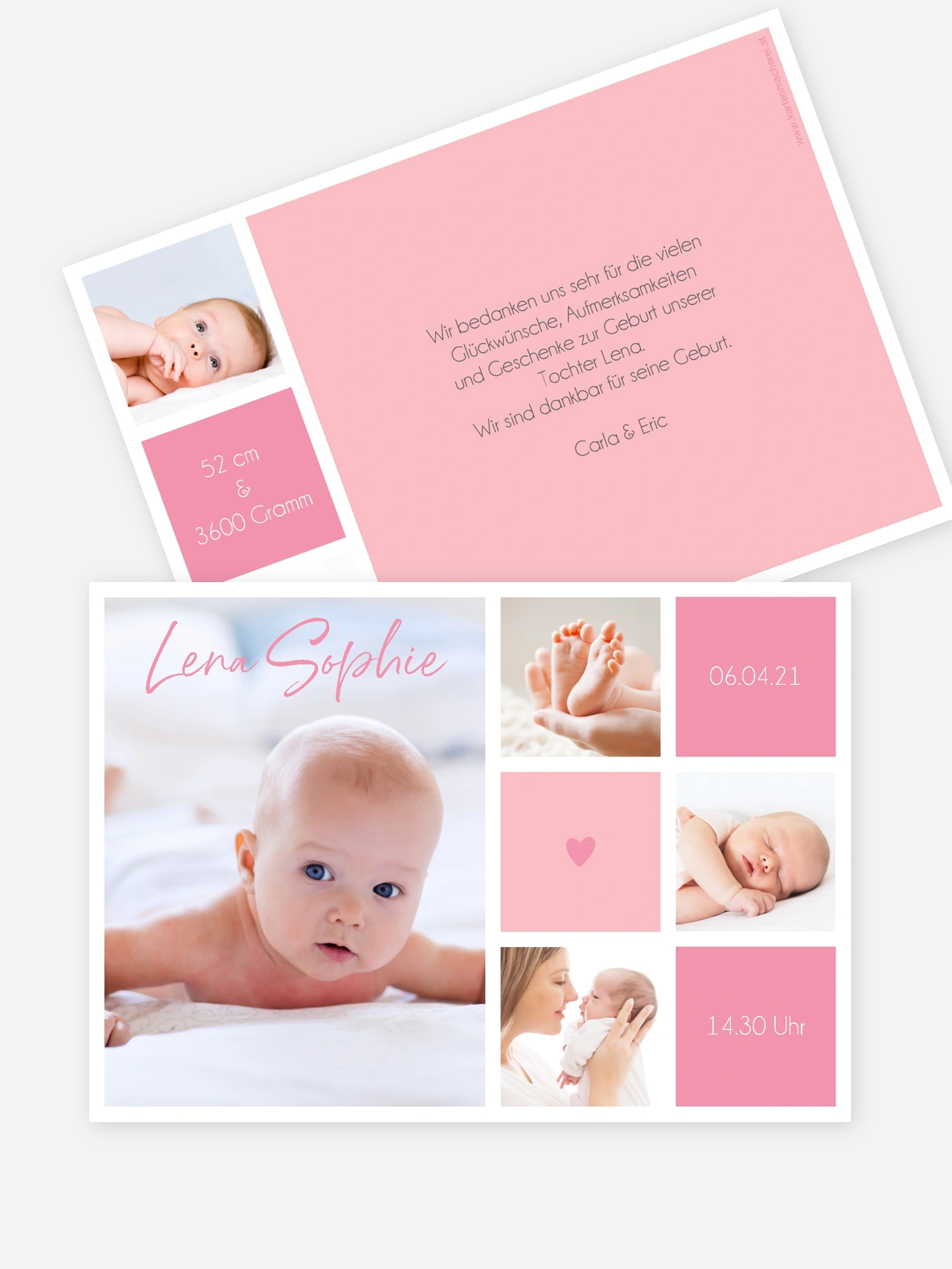 Geburtskarte Little Heart