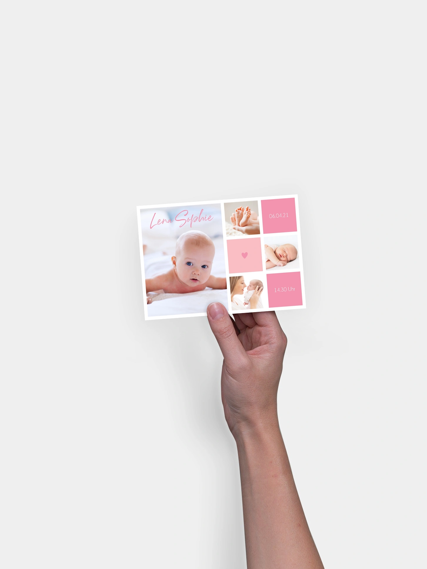 Geburtskarte Little Heart
