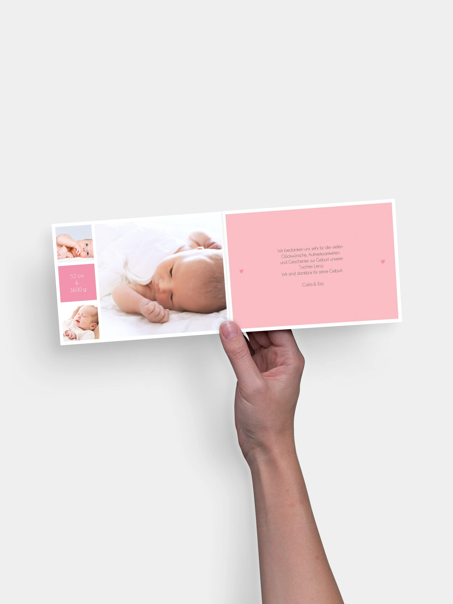 Geburtskarte Little Heart