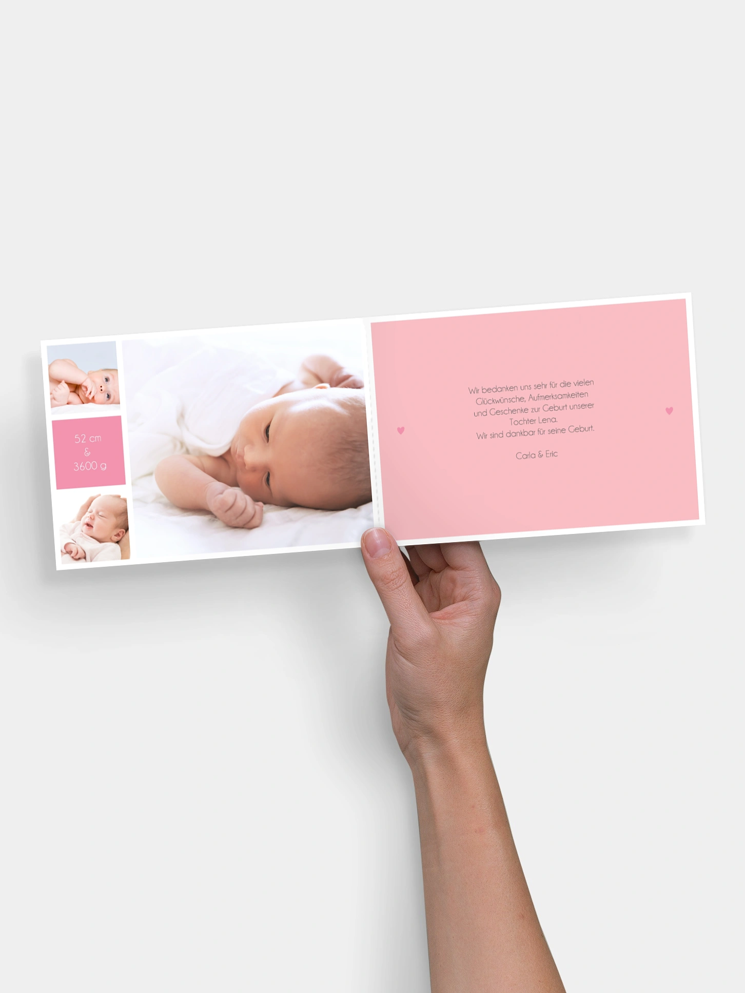 Geburtskarte Little Heart