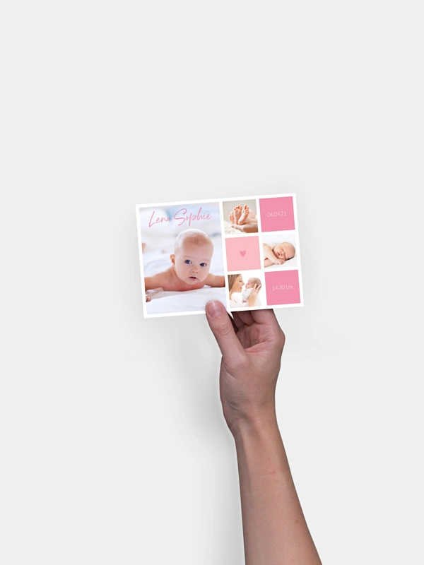 Geburtskarte Little Heart