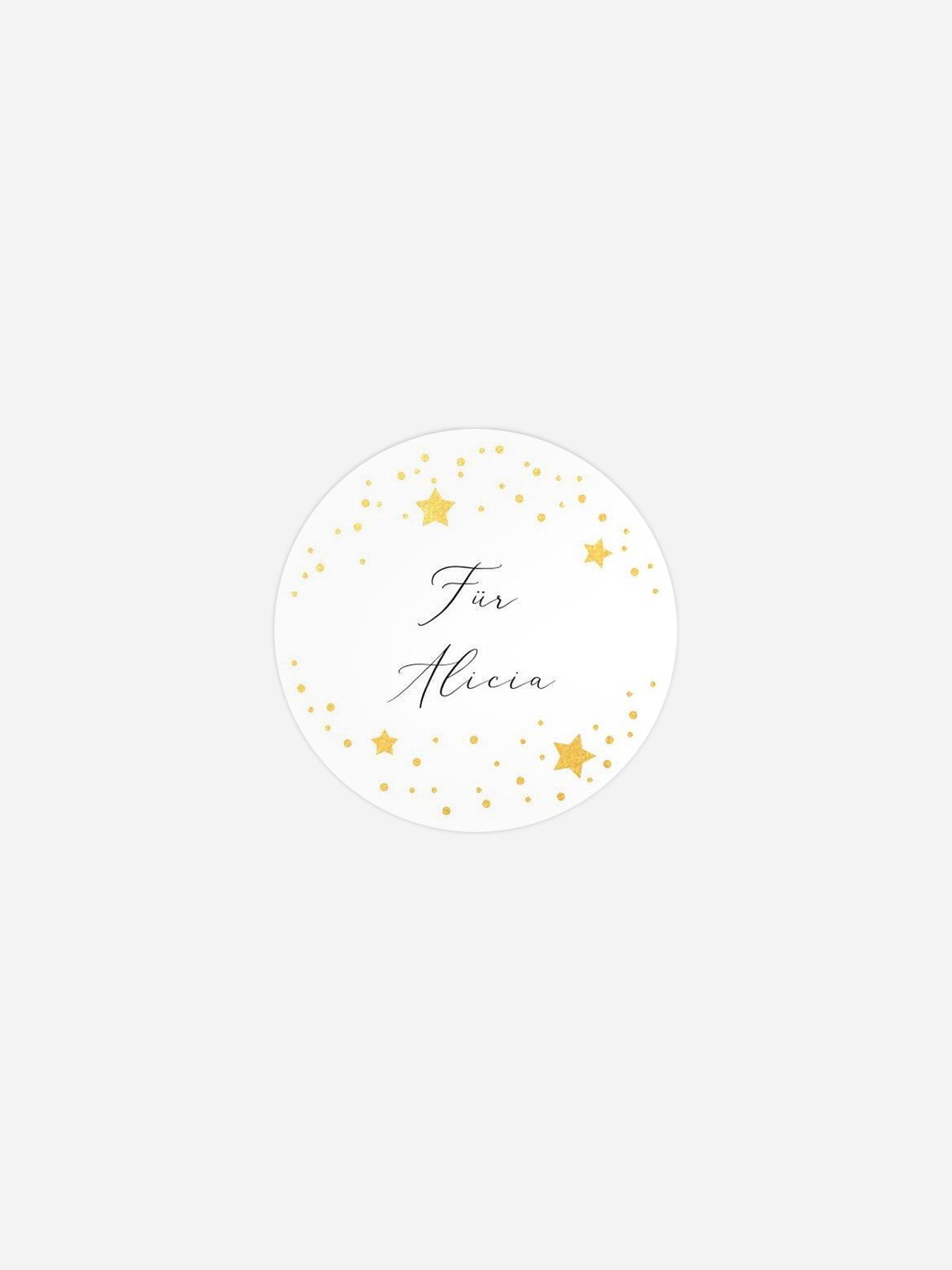 Geschenkaufkleber personalisiert Weihnachtslaune