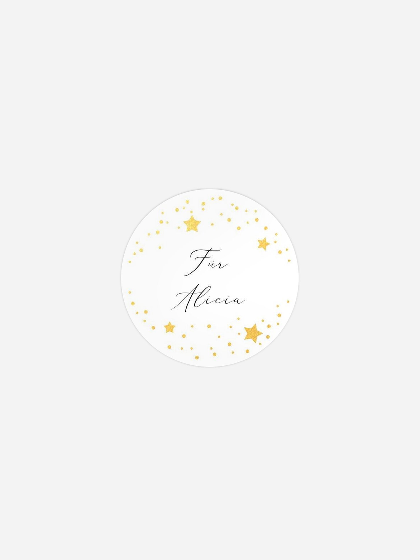 Geschenkaufkleber personalisiert Weihnachtslaune